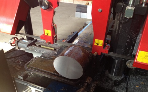 渝水卧式带锯床加工时出现明显振荡如何排查？